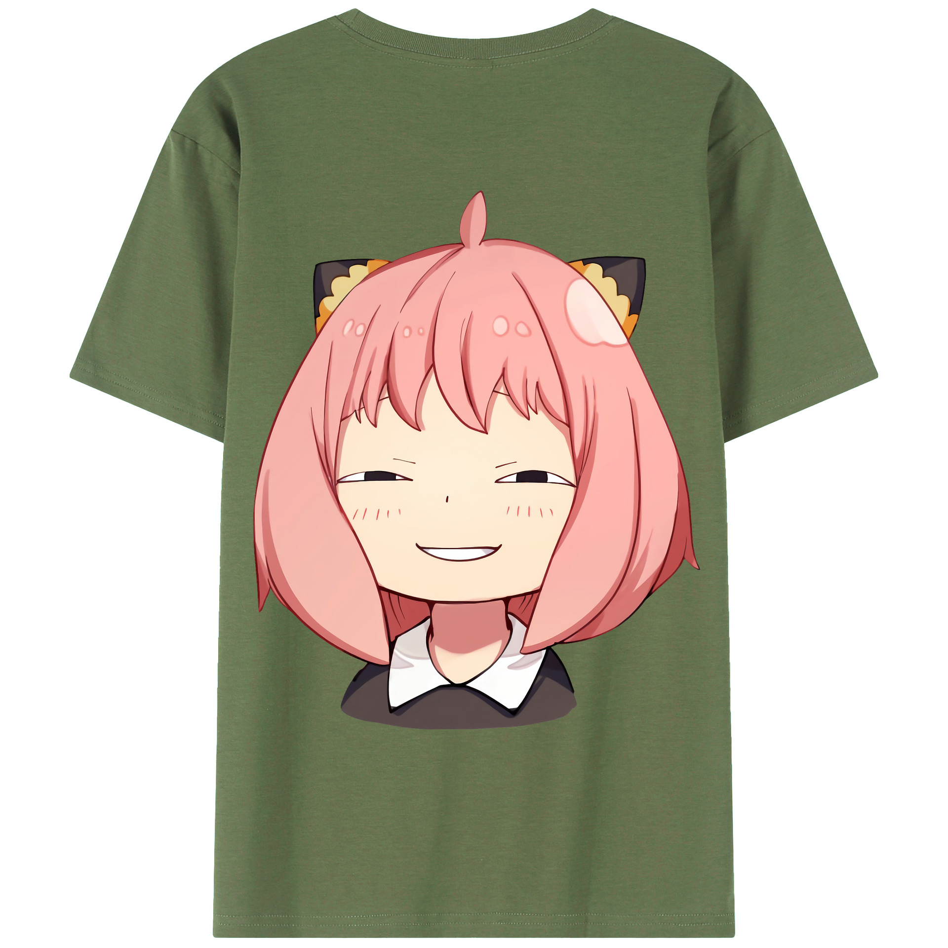 （画像用） SPY×FAMILY间谍家家酒 綿100％ メンズ半袖Tシャツ（バックプリント） 通気性